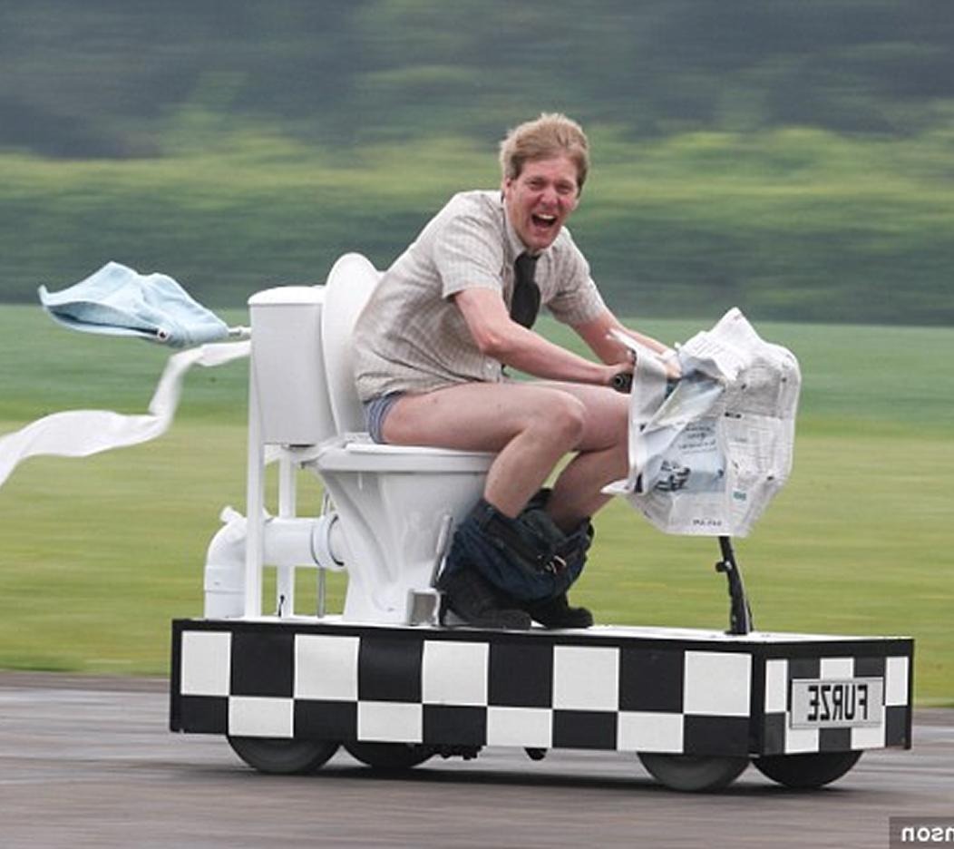 The Poop Advisor Team, toileting their way to you as fast as they can.